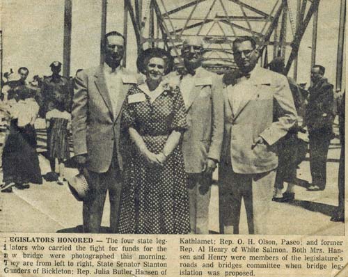 Legislators At Blue Bridge